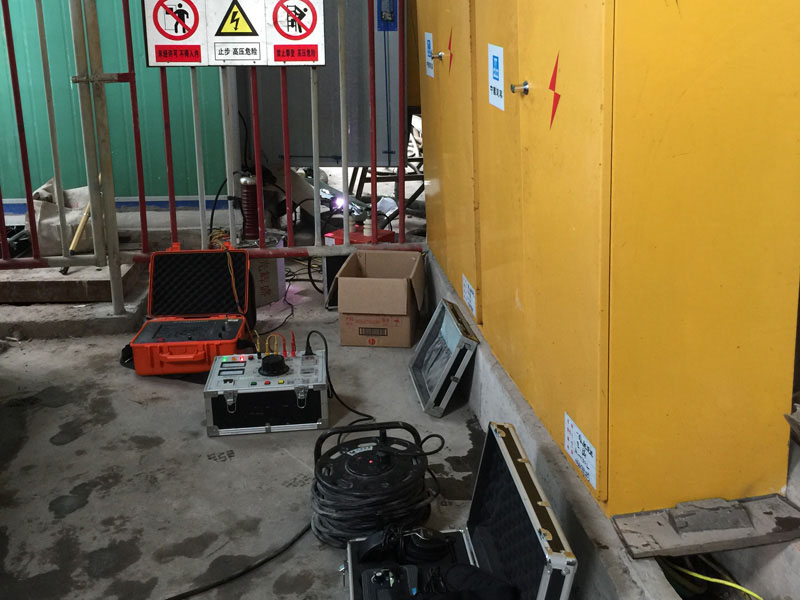 電纜故障查找現(xiàn)場